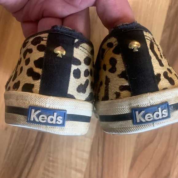 Kate Spade ♠️ 🐮 Real Cow Hair Keds Size 9.5 - Picture 7 of 9
